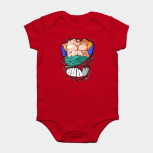 Gotrunks Chest Dragon ball Gt Baby Bodysuit